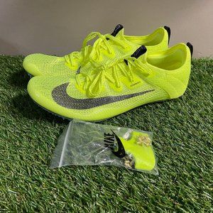 Nike Zoom Superfly Elite 2 Volt Mint Foam Track Spike Shoes DR9923-700 Size 10